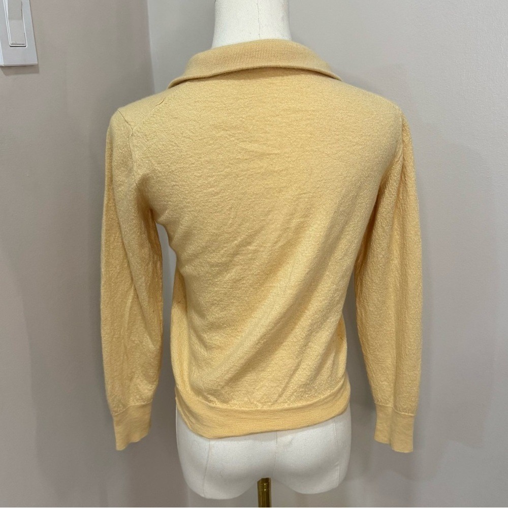 Tincati Milano vintage cashmere and silk quarter zip - Picture 3 of 7